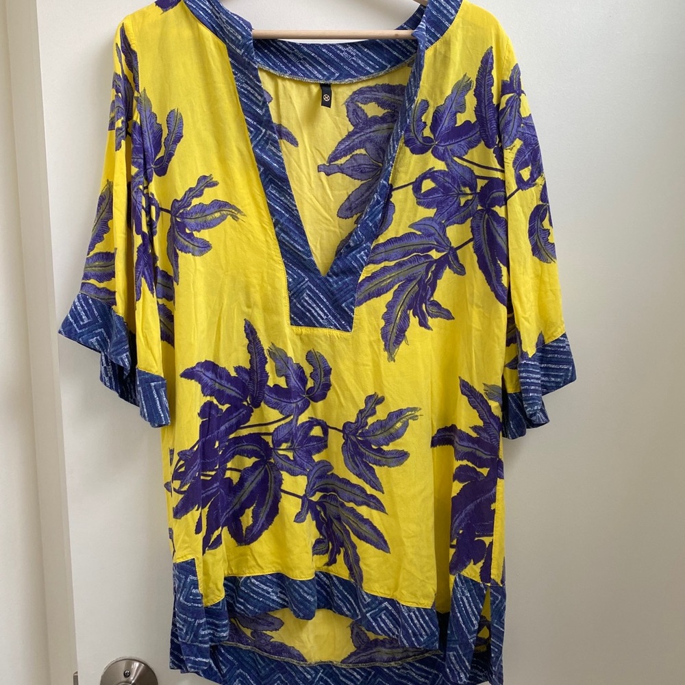 VIX Swimsuit kaftan coverup M-never worn!